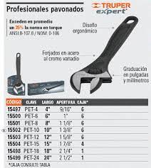 LLAVE AJUSTABLE (PERICO) PROFESIONAL PAVONADO 12"