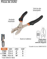 PINZA DE CHOFER 10" MANGO VINIL