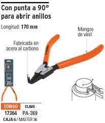 PINZA PUNTA 90 P/ABRIR ANILLOS