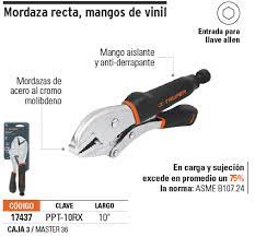 PINZA DE PRESION 10" M/RECTA M/VINIL