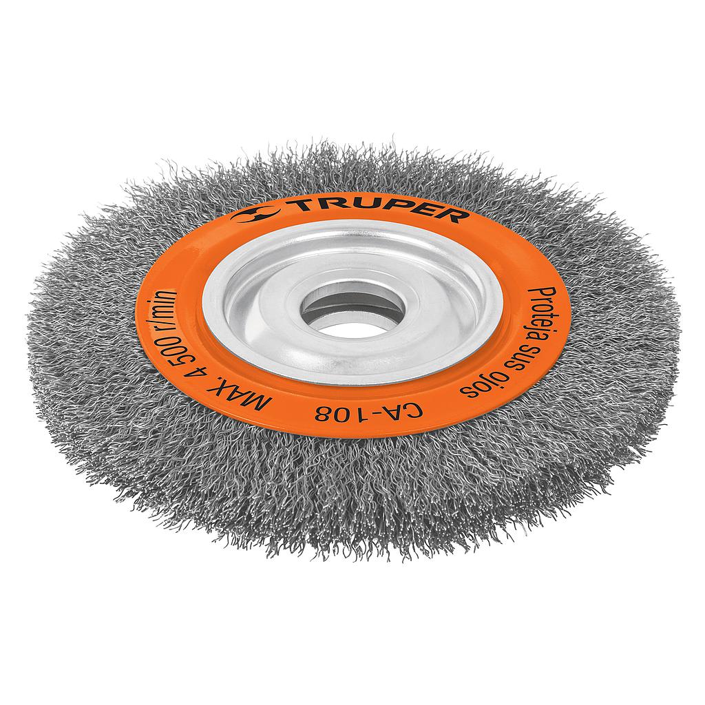 CARDA DE ALAMBRE ONDULADO 8" X 3/16