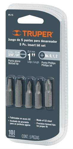 JUEGO DE 5 PUNTAS COMBINADAS