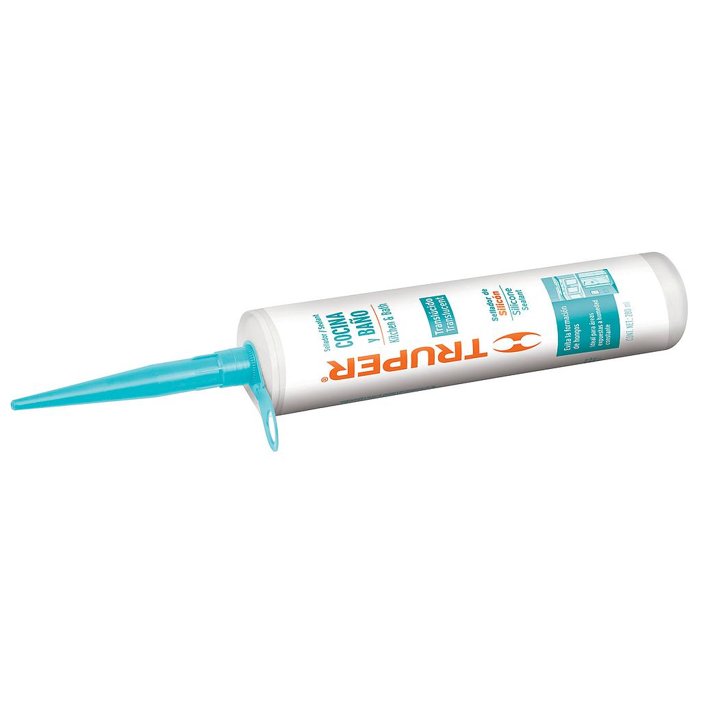 SILICON P/BAÑOS Y COCINA TRANSPARENTE 280ML