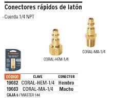 CONECTOR RAPIDO 1/4 MACHO