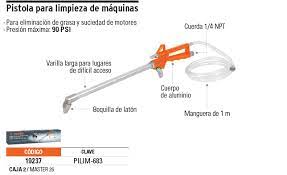 PISTOLA P/LIMPIEZA DE MAQUINAS