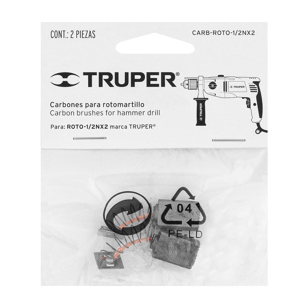 CARBONES DE REPUESTO P/ROTO- 1/2NX2