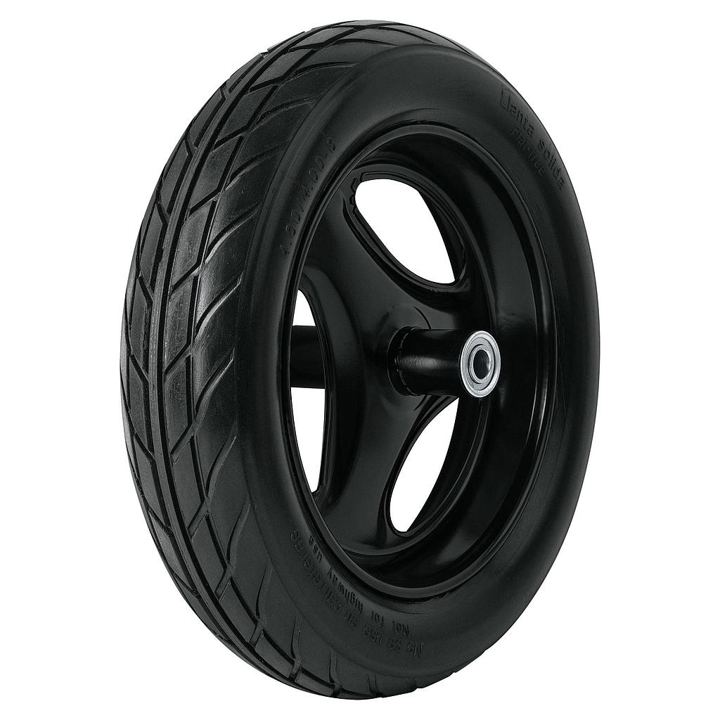 LLANTA IMPONCHABLE 16" C/RIN EJE Y BALEROS P/CARRETILLA