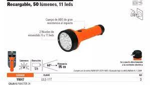LINTERNA RECARGABLE DE LEEDS 100 LUMENES