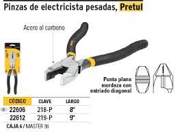 PINZA PESADA DE ELECTRICISTA 8"
