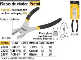 PINZA DE CHOFER 8" PRETUL