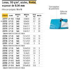 LONA PRETUL 4X5 M AZUL