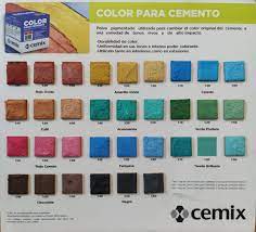 COLOR PARA CEMENTO AZUL TURQUESA CEMIX