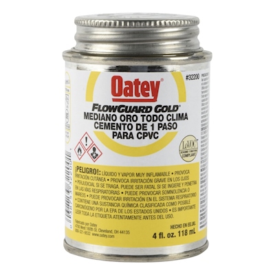 PEGAMENTO AMARILLO PARA CPVC 118ML (4 OZ) 1/8L OATEY