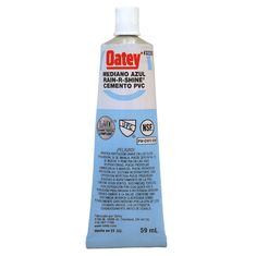 PEGAMENTO AZUL PARA PVC SANITARIO 59 ML (2 OZ) TUBO OATEY