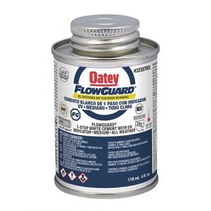 PEGAMENTO BLANCO FLOWGUARD CTS 118ML (4 OZ) 1/8L OATEY
