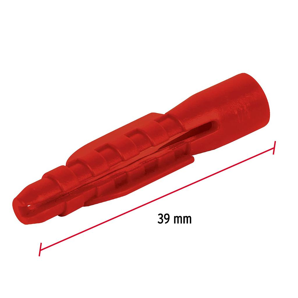 TAQUETE 1/4" D/PLASTICO