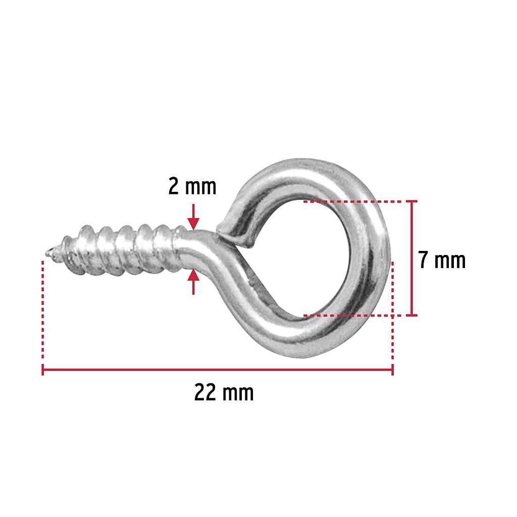 ARMELLA CERRADA 17X40 MM