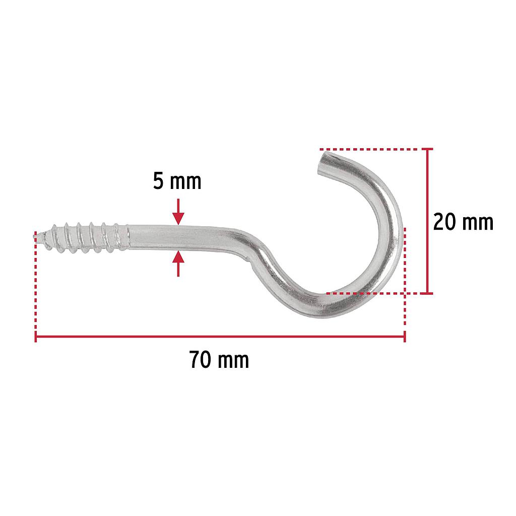 ARMELLA ABIERTA 22X100 MM