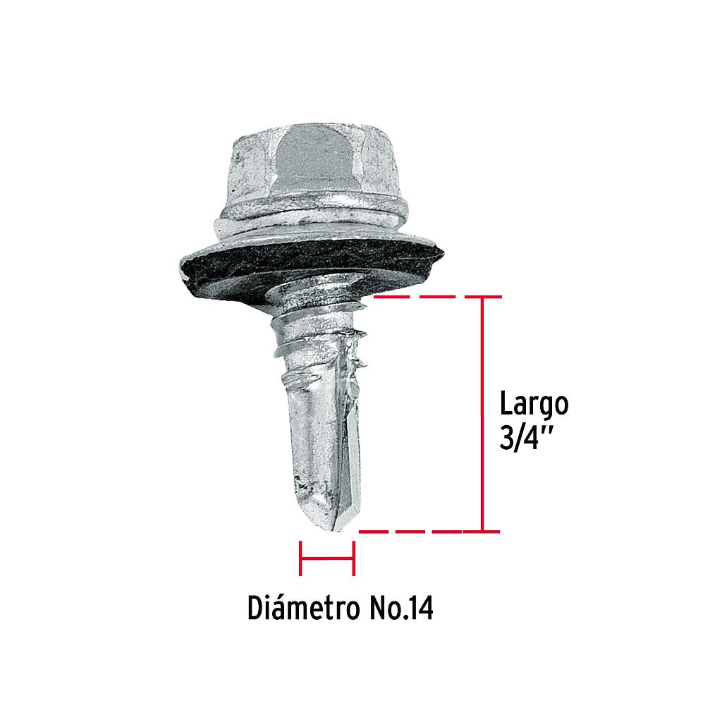 PIJA HEXAGONAL, PUNTA BROCA C/RONDANAS 3/4"
