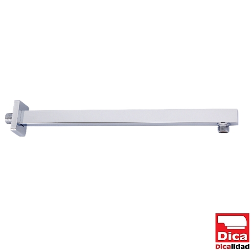 BRAZO PARA REGADERA CUADRADO CROMADO 40 CM DICA (4550BRC)