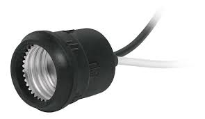 PORTALAMPARA DE PVC P/INTERPERIE