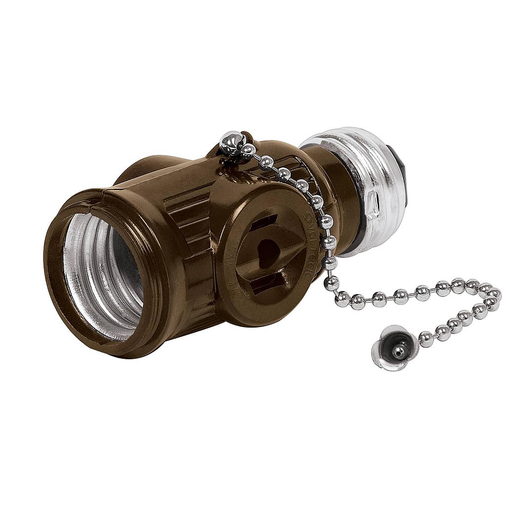 PORTALAMPARA DE BAQUELITA CAD/DOBLE CONT