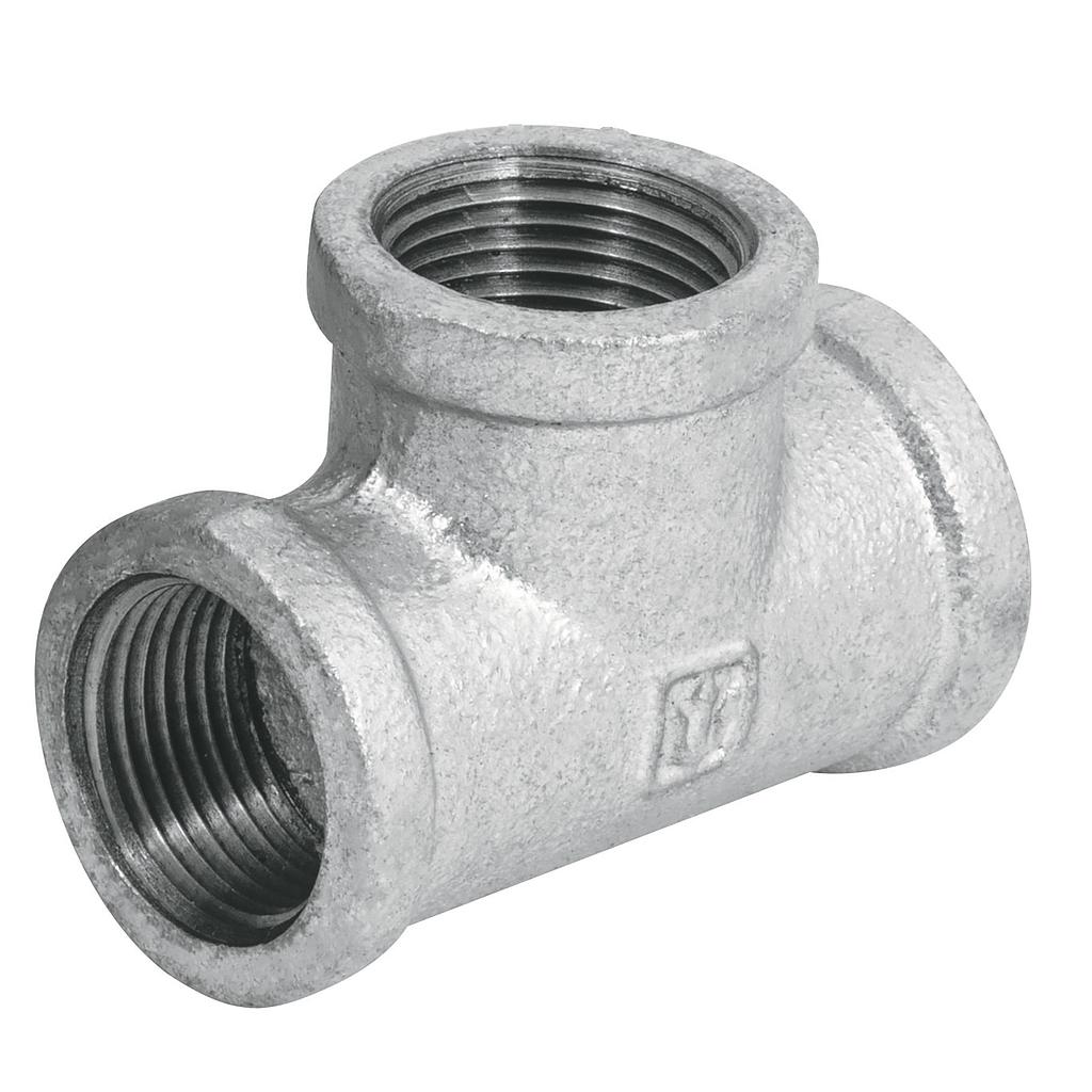 TEE GALVANIZADA 1/2"