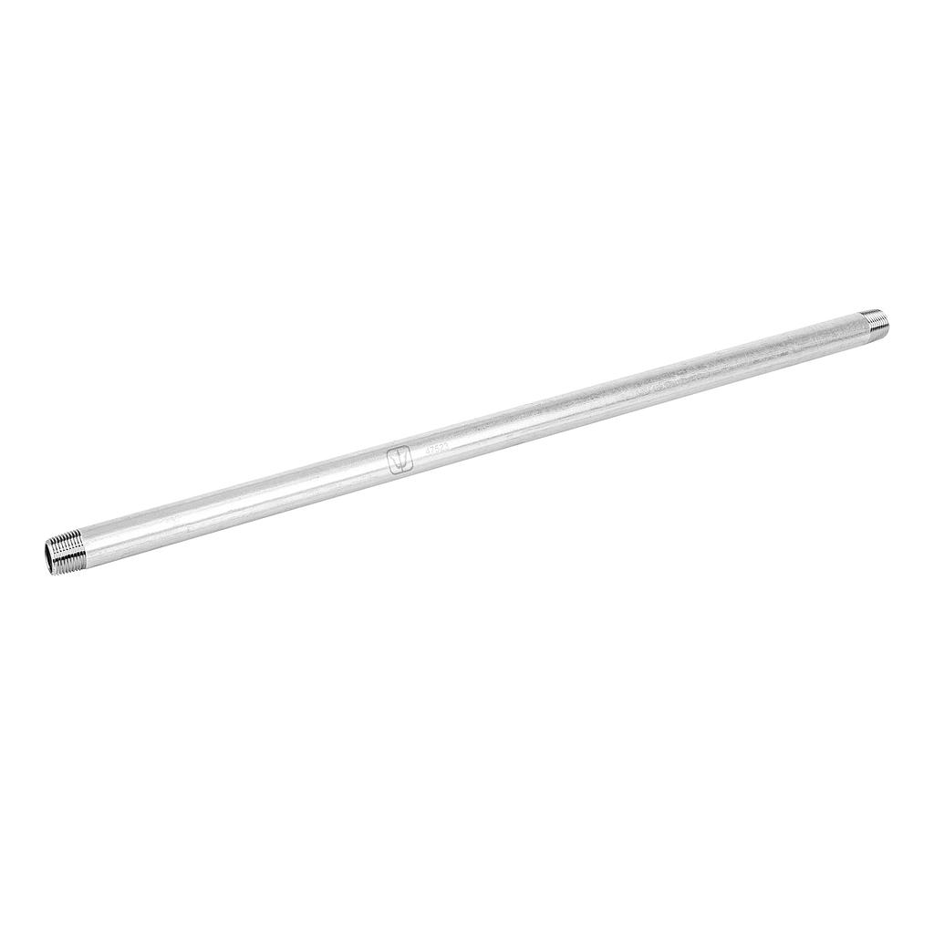NIPLE ACERO INOX 1/2"X24"