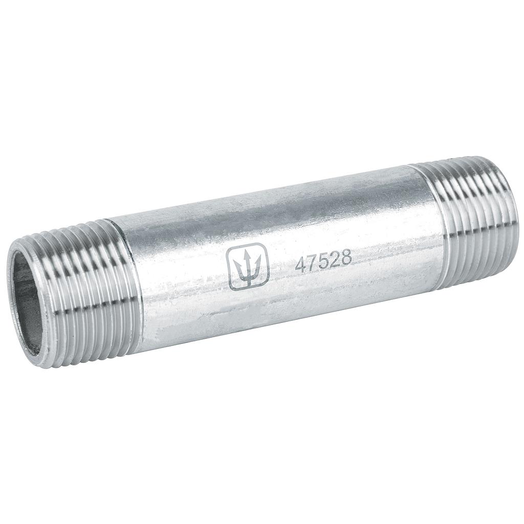 NIPLE ACERO INOX 3/4"X4"