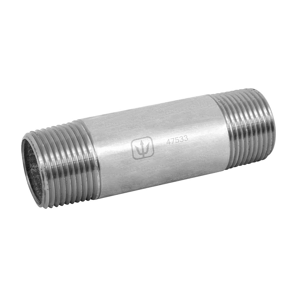 NIPLE ACERO INOX 1"X4"
