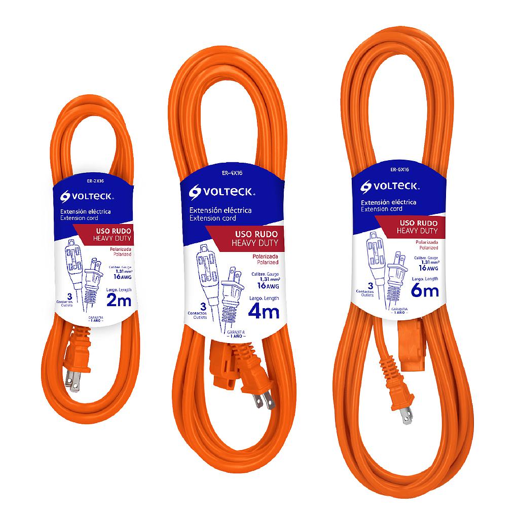 EXTENSION ELECTRICA 4M CALIBRE 16