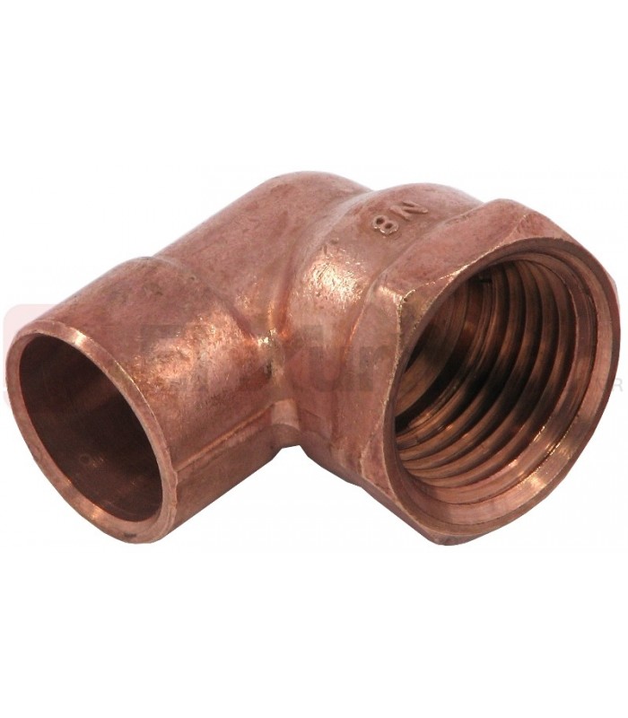 CODO COBRE R/INT 1/2" X 90°