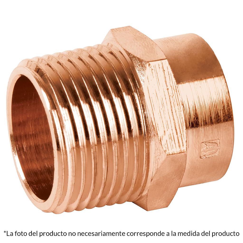 CONECTOR COBRE R/EXT 1/2"