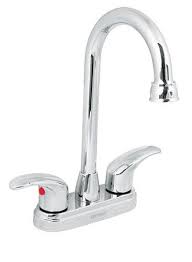 MEZCLADORA PARA LAVABO 4" MANERALES PALANCA TIPO BAR ACERO INOX
