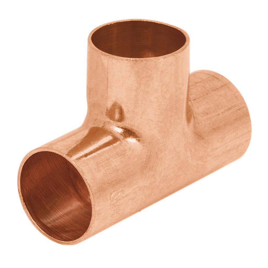 TEE COBRE 3/4" SENCILLA