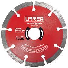DISCO DIAMANTE 4 1/2" URREA SEGM.