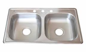 TARJA DOBLE DE EMPOTRAR ACERO INOX 15.25CM X 84CM X 48.2CM ANBEC
