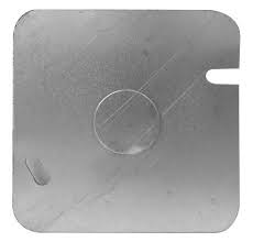 TAPA P/CAJA REGISTRO CUADRADA GALV. 3X3