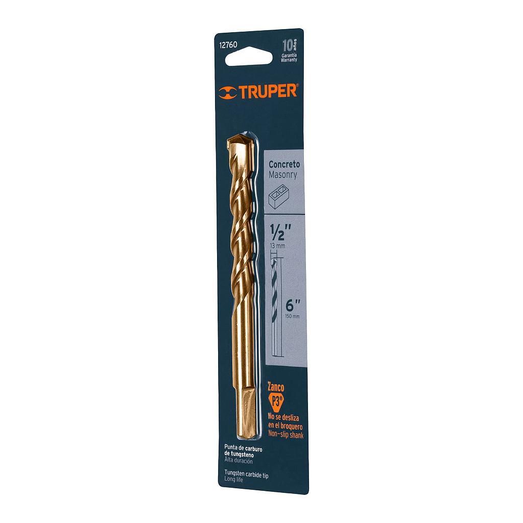 BROCA P/CONCRETO 1/2X6" BLISTER