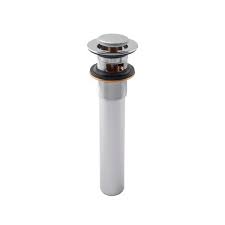 CONTRA DE LATON CON PUSH PARA LAVABO CON REBOSADERO DICA (4206CP)