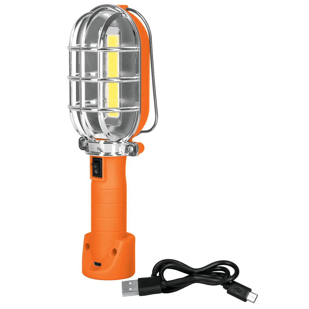 LAMPARA DE TALLER RECARGABLE DE LED 280 LUMENES