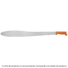 MACHETE CAGUAYANO 27" CACHA NARANJA REMACHADA