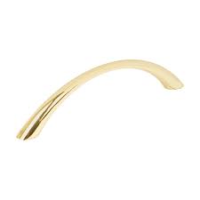 JALADERA LATON BRILLANTE ESTILO ARCO