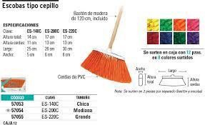 ESCOBA DE VINILO TIPO CEPILLO GRANDE