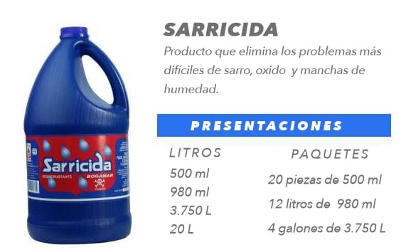 SARRICIDA BOGAMAR 980ML